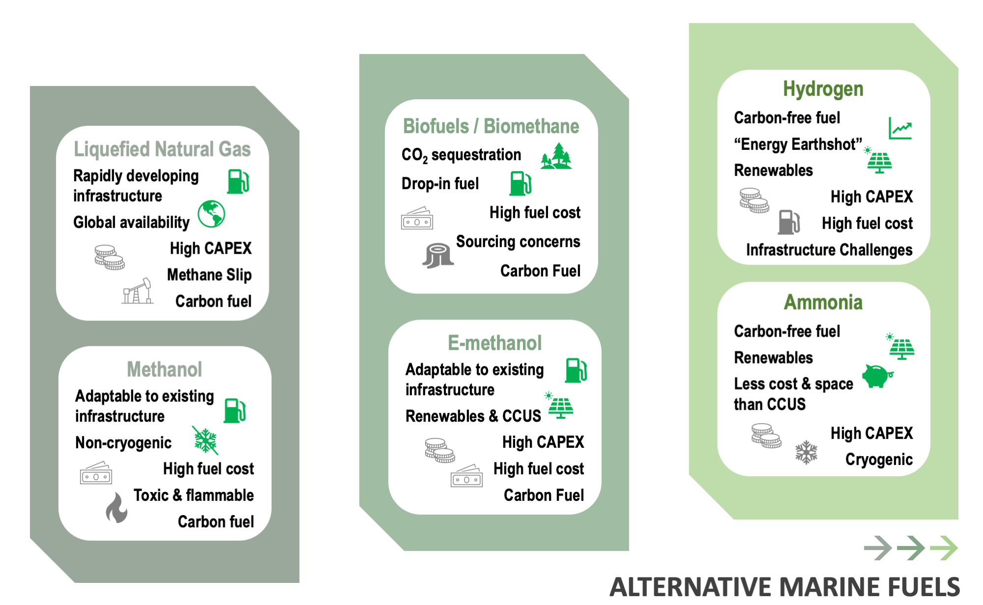 Alternative marine fuels